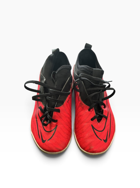 Vist Large View of Product Image Which is Used Nike Soccer Indoor Shoes Red Junior 04