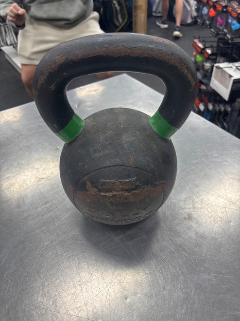 Vist Large View of Product Image Which is Used RALLY FITNESS 53-LB KETTLEBELL Kettle Dumbbell (Each) Black 53 lb