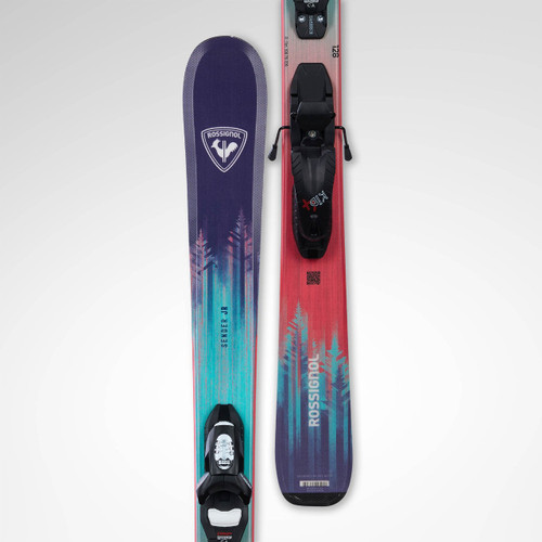 Vist Large View of Product Image Which is New ROSSIGNOL 27 SENDER JR + LOOK KID-X 104cm
