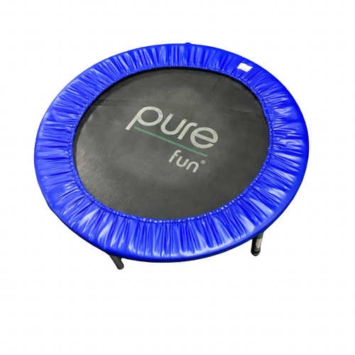 Vist Large View of Product Image Which is Used Exercise Trampoline Royal Blue