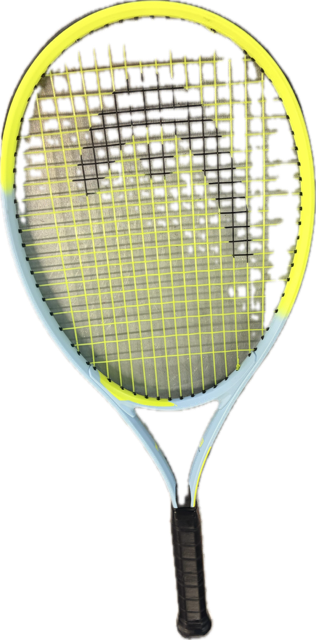 Vist Large View of Product Image Which is Used Head ELITE TI Adult Tennis Racquet Yellow 4 3/8"
