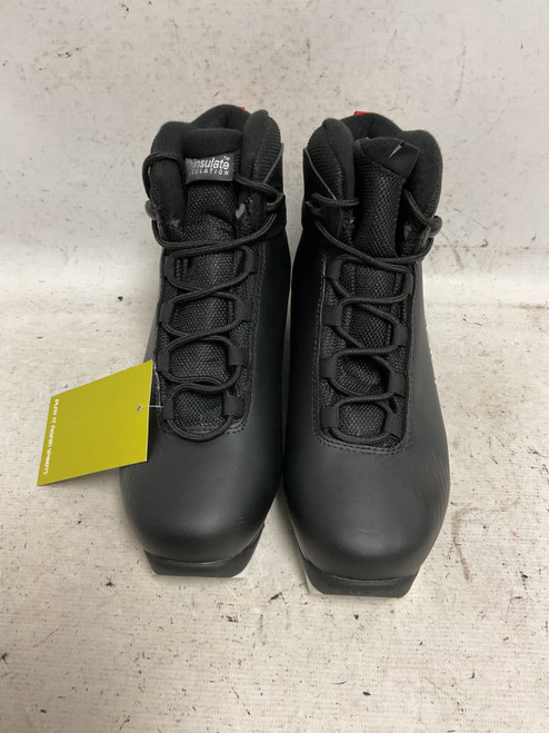 Vist Large View of Product Image Which is Used Alpina T5 TOURING Boys NNN XC Ski Boots Black W 06 / JR 04-04.5