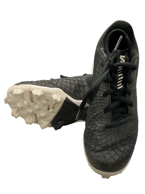 Vist Large View of Product Image Which is Used Under Armour UA BB/SB Cleats Black Youth 13.0