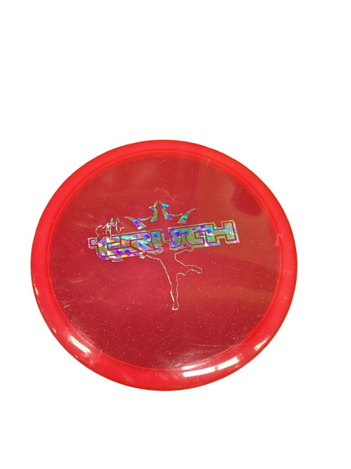Vist Large View of Product Image Which is Used Dynamic Discs TRUTH Disc Golf Mid Range Red 177g