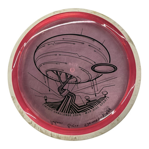 Vist Large View of Product Image Which is Used MVP CIRCUIT CHALLENGE CYPHER Disc Golf Driver Pink 175g