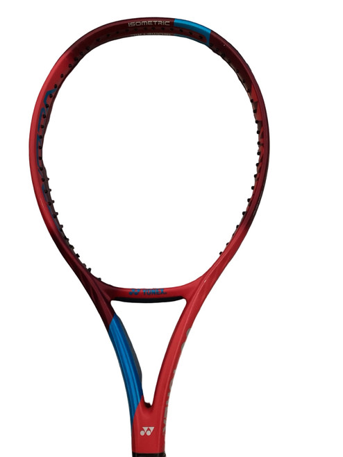 Vist Large View of Product Image Which is Used Yonex VCORE FEEL Adult Tennis Racquet Red 4 1/8"