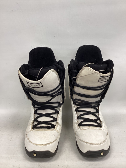 Vist Large View of Product Image Which is Used Burton RAMPANT SNOWBOARD BOOTS Mens Snowboard Boots White Senior 9.5