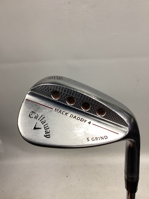 Vist Large View of Product Image Which is Used Callaway MACK DADDY 4 S GRIND Golf Wedge Mens RH 56 Degree