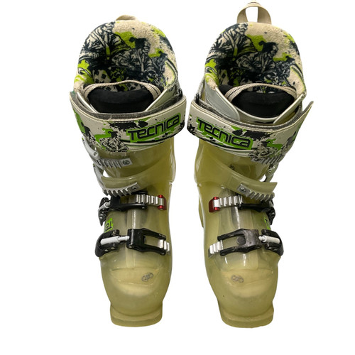 Vist Large View of Product Image Which is Used Tecnica THE AGENT 130 Mens DH Ski Boot Green 245 MP - M06.5 - W07.5