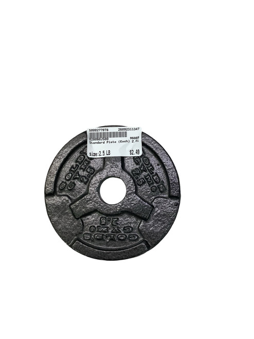 Vist Large View of Product Image Which is Used Standard Plate (Each) 2.5 lb