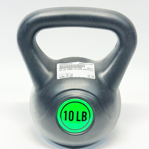 Vist Large View of Product Image Which is Used Kettle Dumbbell (Each) Black 10 lb