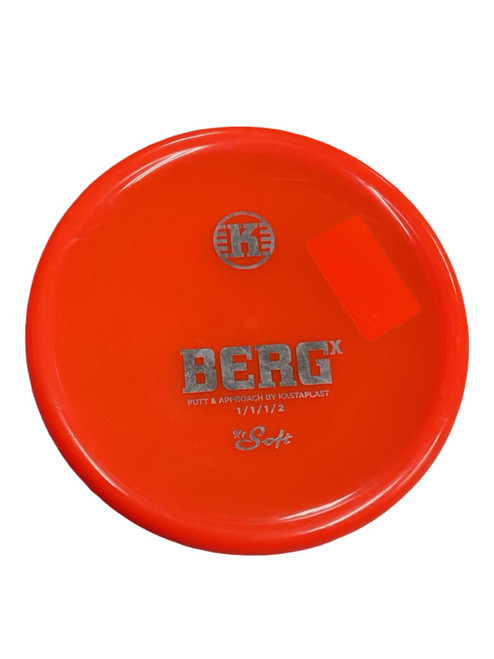 Vist Large View of Product Image Which is Used Kastaplast K1 SOFT BERG X Disc Golf Putter Orange 174g