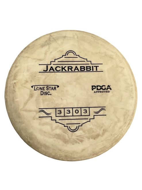 Vist Large View of Product Image Which is Used Lone Star Disc JACKRABBIT Disc Golf Putter Tan 172g