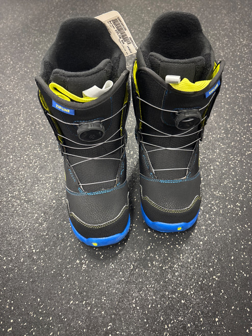 Vist Large View of Product Image Which is Used Burton ZIPLINE BOA Boys Snowboard Boots Black Junior 04
