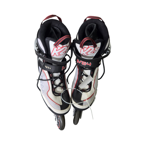 Vist Large View of Product Image Which is Used K2 MOTO 84 SZ 12 MENS INLINE SKATES Senior Rec Fitness Skates White Senior 12