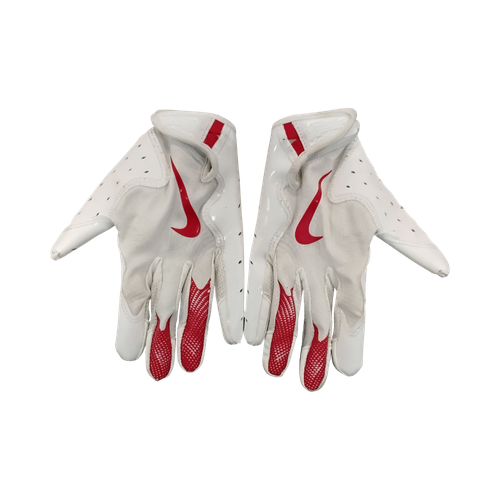 Vist Large View of Product Image Which is Used Nike VAPOR JET FB Gloves White SM