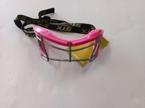 Vist Large View of Product Image Which is Used STX ROOKIE Lacrosse Facial Protect Pink Youth