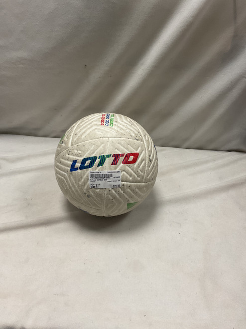 Vist Large View of Product Image Which is Used Lotto CORSO 300 All Size Soccer Ball White 5