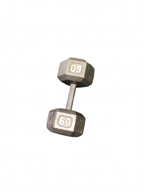 Vist Large View of Product Image Which is Used Hex Dumbbell (Each) 60 lb