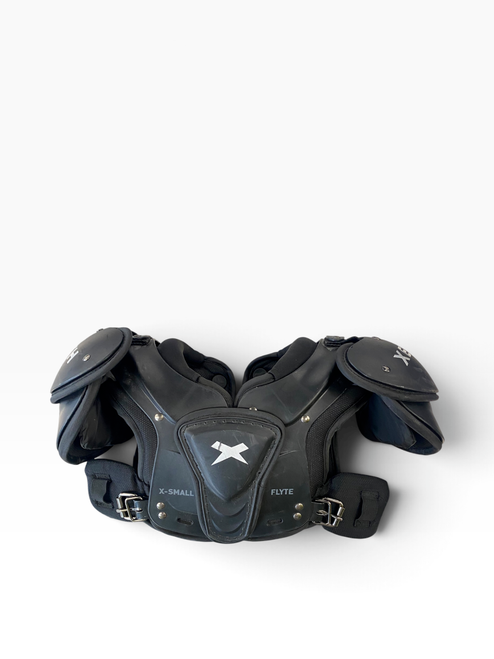 Vist Large View of Product Image Which is Used Xenith FLYTE FB Shoulder Pads Black XS