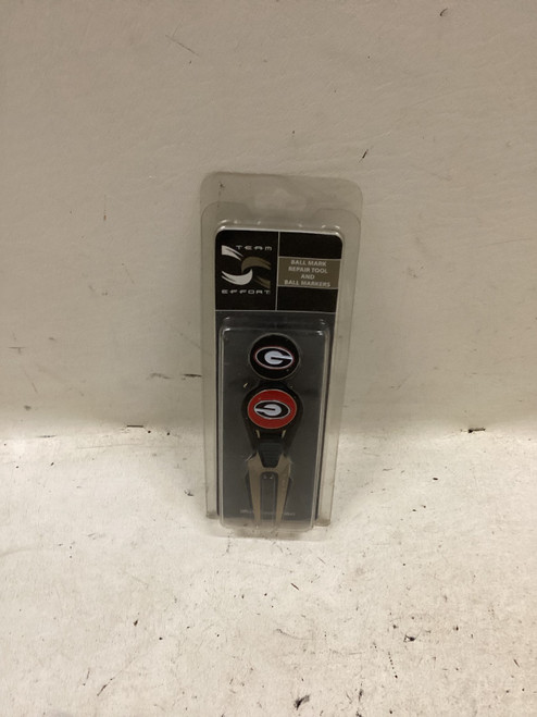 Vist Large View of Product Image Which is Used Team Effort UGA BALL MARKER Golf Accessory