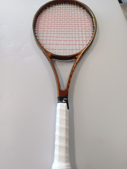 Vist Large View of Product Image Which is Used Wilson PRO STAFF 97 Adult Tennis Racquet Brown 4 1/2"