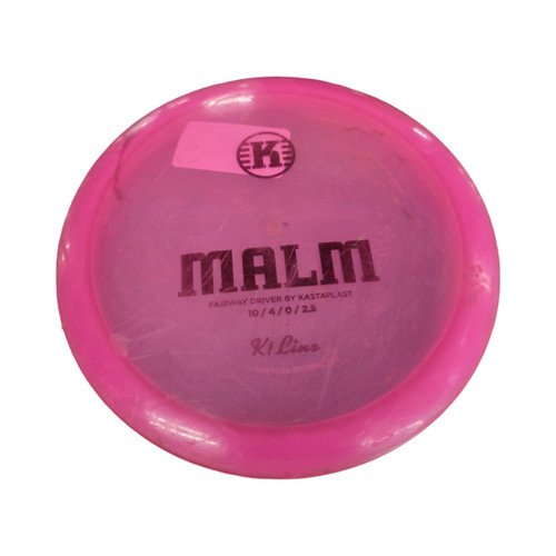 Vist Large View of Product Image Which is Used Kastaplast MALM K1 DRIVER Disc Golf Driver Pink