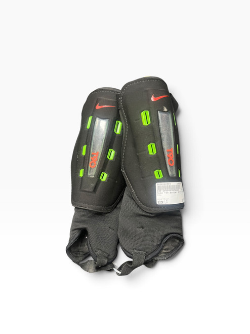 Vist Large View of Product Image Which is Used Nike Soccer Shin Guards Adult Black LG