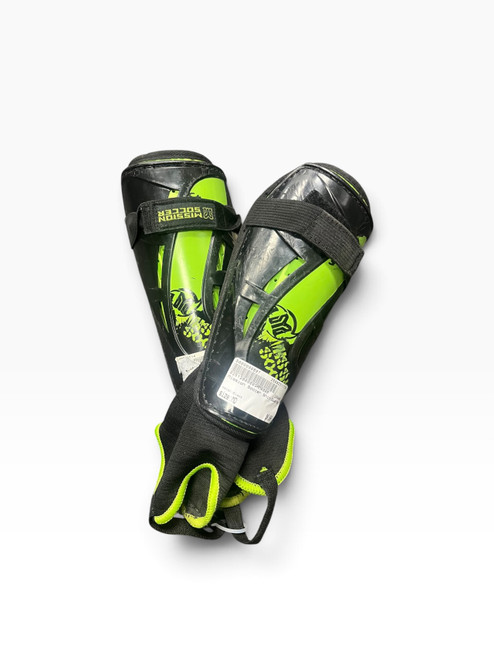 Vist Large View of Product Image Which is Used Soccer Shin Guards Adult Black MD
