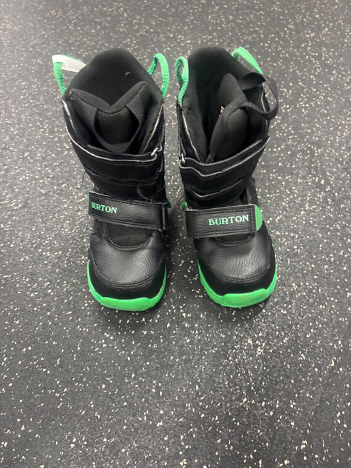 Vist Large View of Product Image Which is Used Burton PROGRESSION XS Boys Snowboard Boots Black Youth 11.0