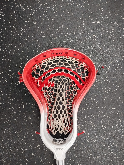 Vist Large View of Product Image Which is Used STX 1K ON SC-TI X Men Atk/Mid Complete Stick Cardinal And White