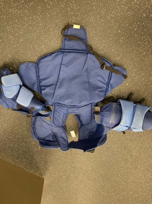 Vist Large View of Product Image Which is Used STX BOX CHEST LAX Goalie Chest M Royal Blue Senior