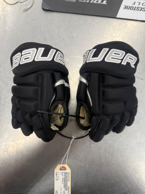 Vist Large View of Product Image Which is Used Bauer PRODIGY Youth Gloves Black 8"