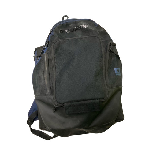 Vist Large View of Product Image Which is Used Demarini BASEBALL BACKPACK BB/SB Player Backpack Navy Blue