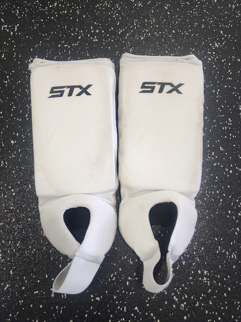 Vist Large View of Product Image Which is Used STX REVERSIBLE SHIN GUARDS FH Shin Guards White 13"