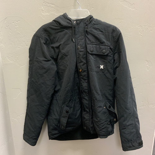 Vist Large View of Product Image Which is Used Hurley Outerwear Heavy Jacket M Black MD