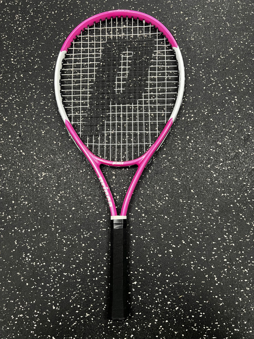 Vist Large View of Product Image Which is Used Prince AIR SHARAPOVA Junior Tennis Racquet Pink 25"