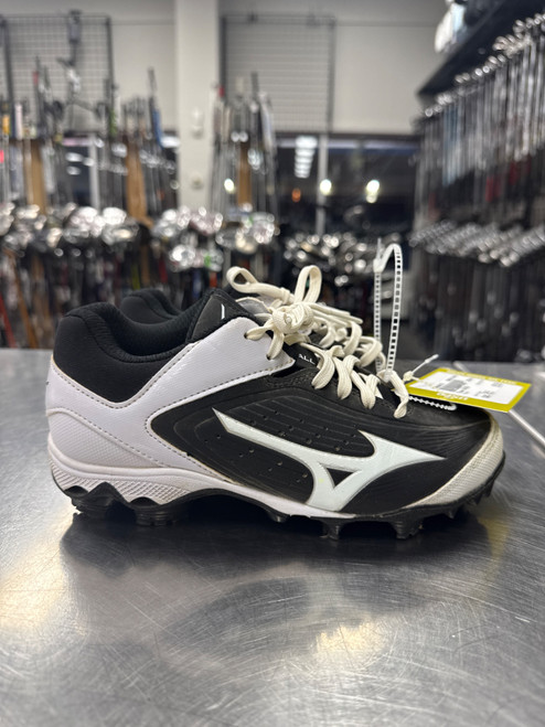 Vist Large View of Product Image Which is Used Mizuno BB/SB BB/SB Cleats Black Junior 05.5