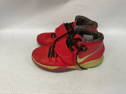 Vist Large View of Product Image Which is Used Nike NIKE KYRIE 6 Basketball Shoes Y Red Youth 06.0