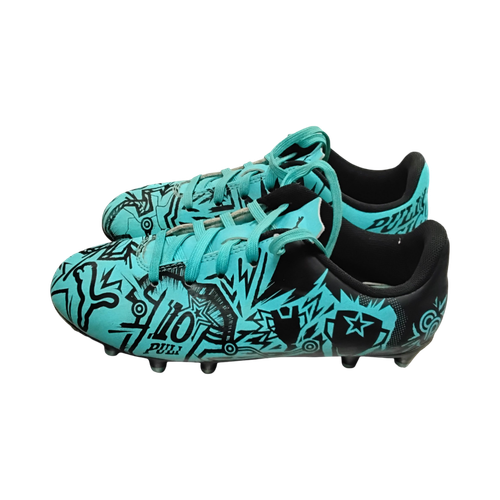 Vist Large View of Product Image Which is Used Puma PULISIC TACTO II Soccer Cleats Teal Junior 01