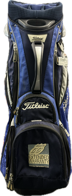 Vist Large View of Product Image Which is Used Titleist ROUTE 66 Mens Cart Bag Navy Blue