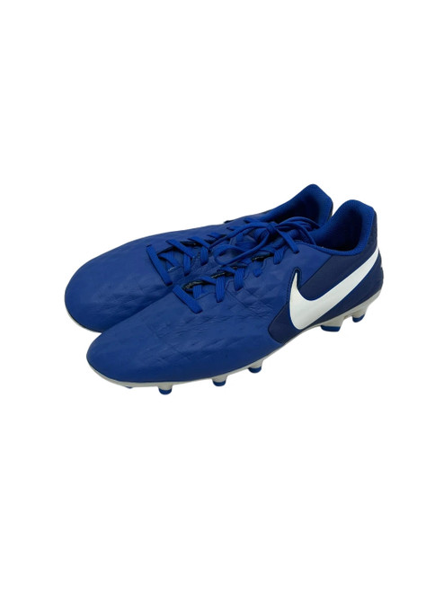 Vist Large View of Product Image Which is Used Nike Tiempo Mens 8 Soccer Cleats Royal Blue 