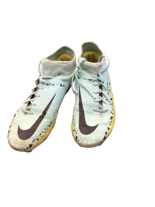 Vist Large View of Product Image Which is Used Nike Soccer Cleats Teal Senior 8