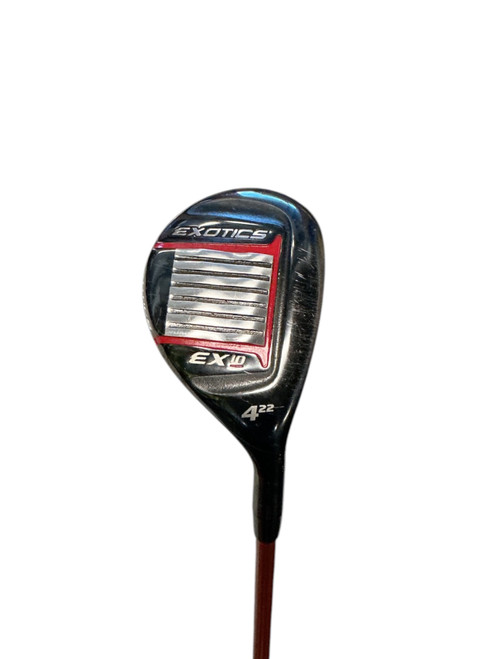 Vist Large View of Product Image Which is Used Tour Edge EXOTICS EX10 Mens Hybrid Club RH 4 Hybrid