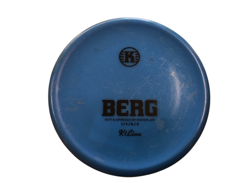Vist Large View of Product Image Which is Used Kastaplast K1 BERG Disc Golf Putter Royal Blue