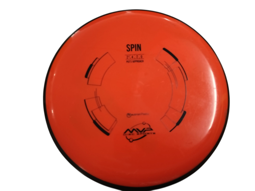 Vist Large View of Product Image Which is Used MVP NEUTRON SPIN Disc Golf Putter Orange