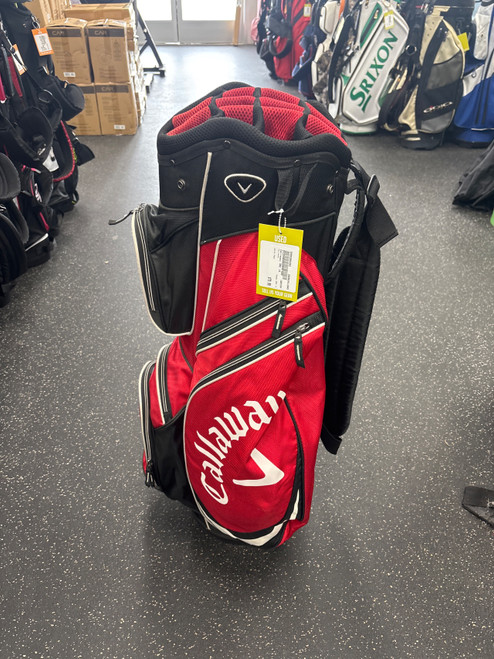 Vist Large View of Product Image Which is Used Callaway ORG 14 Mens Cart Bag Red