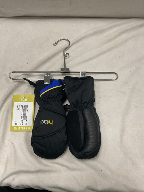 Vist Large View of Product Image Which is Used Head Outerwear Boys Gloves Black XS