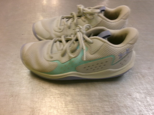 Vist Large View of Product Image Which is Used Under Armour VB Shoes Junior Grey Junior 03