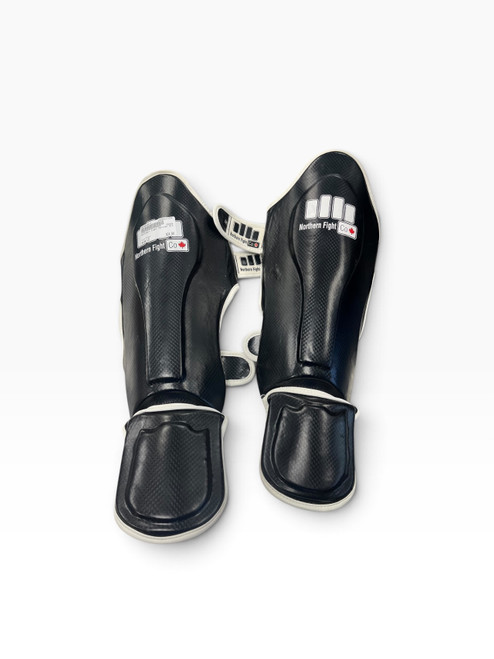 Vist Large View of Product Image Which is Used Martial Arts Shin Pads Black LG